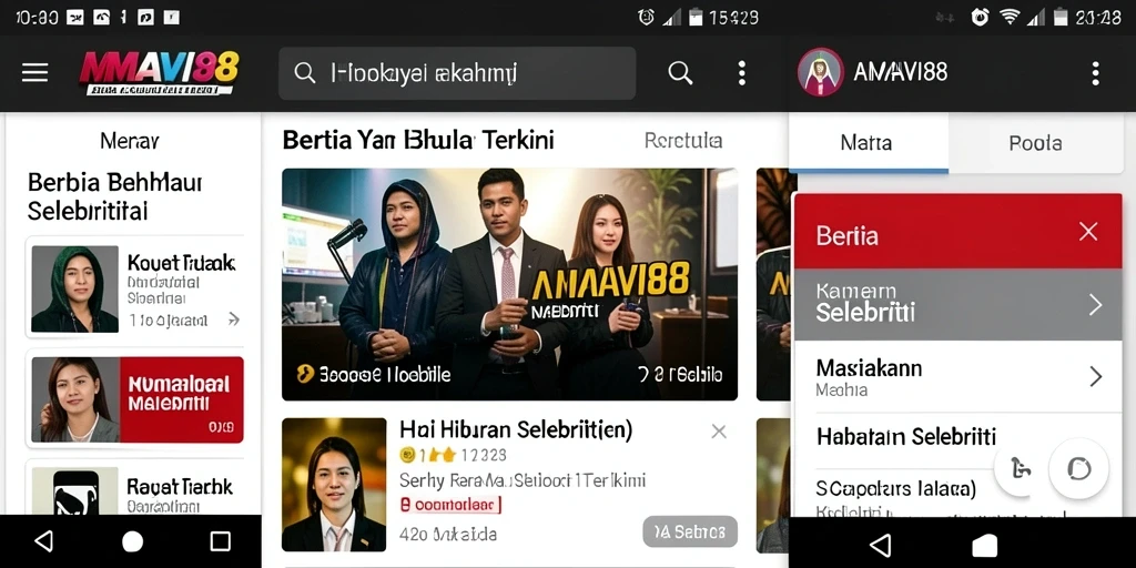 Tampilan antarmuka AMAVI88 yang menarik dan informatif.