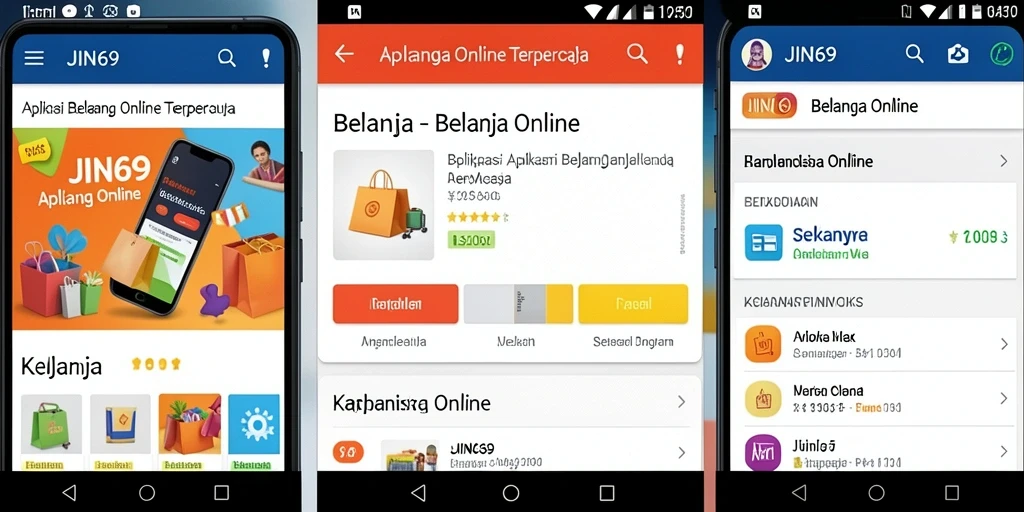 Tampilan antarmuka pengguna aplikasi JIN69 yang menarik dan mudah digunakan.