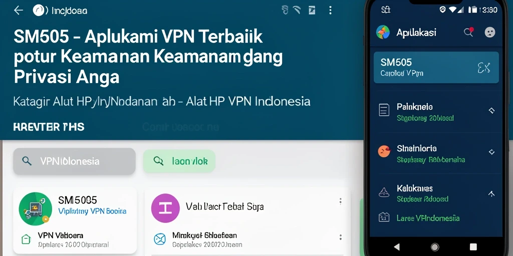 Antarmuka sederhana dan fungsional aplikasi SM605.